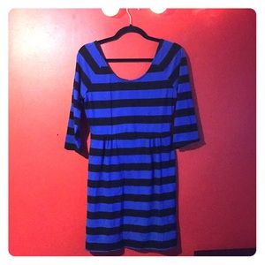 Black and Blue Dress